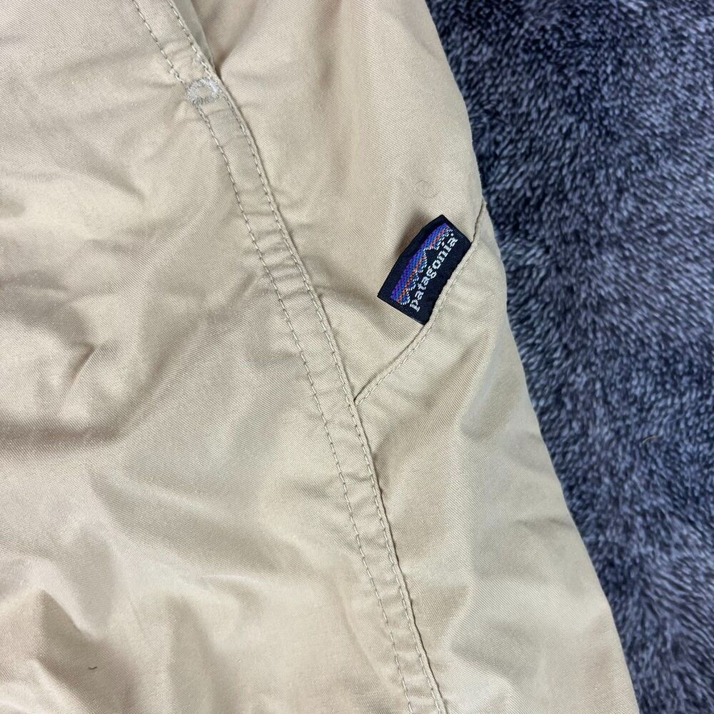Vtg Patagonia Go II Zip Off Pants Beige Nylon Men's M Belted Cargo Zip Ankle - Picture 3 of 11